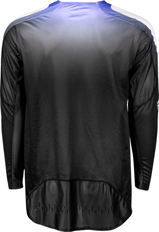 Fly Racing Evolution DST Jersey Black/White/Purple XL – High-Performance Cycling Apparel