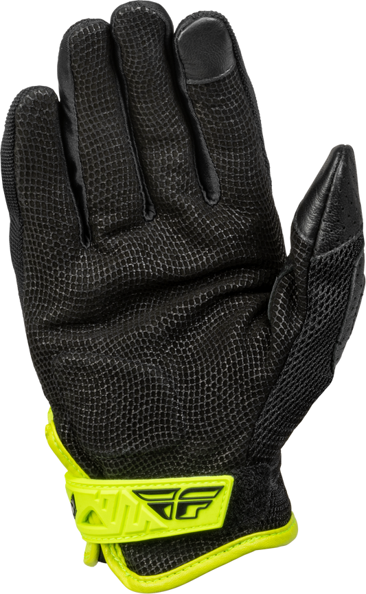 Fly Racing Coolpro Force Gloves Black/Hi Vis Large - Part 476-4128L
