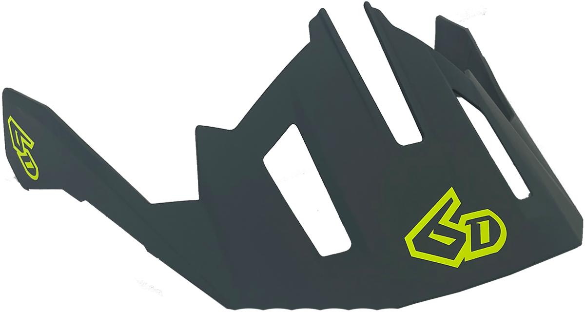 6D Helmets ATB-2T Visor - Ascent Neon Yellow for XS/S Size (Part 77-0132) - Kelly Motorsports