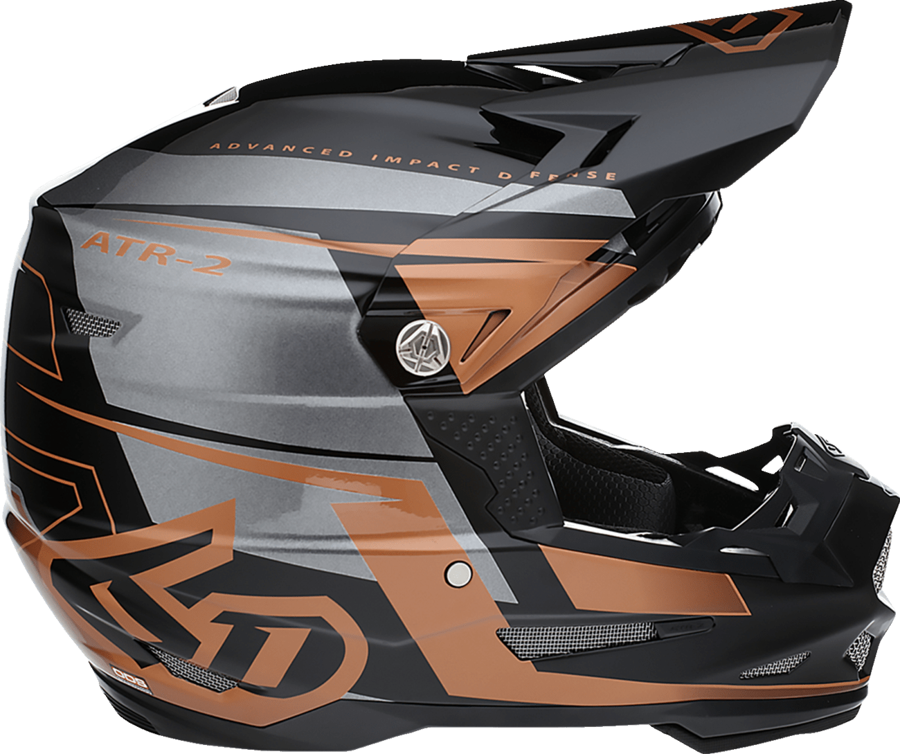 6D HELMETS | ATR-2 Adult Offroad Motorcycle Helmet | Mach | Bronze | XX-Large - Kelly Motorsports