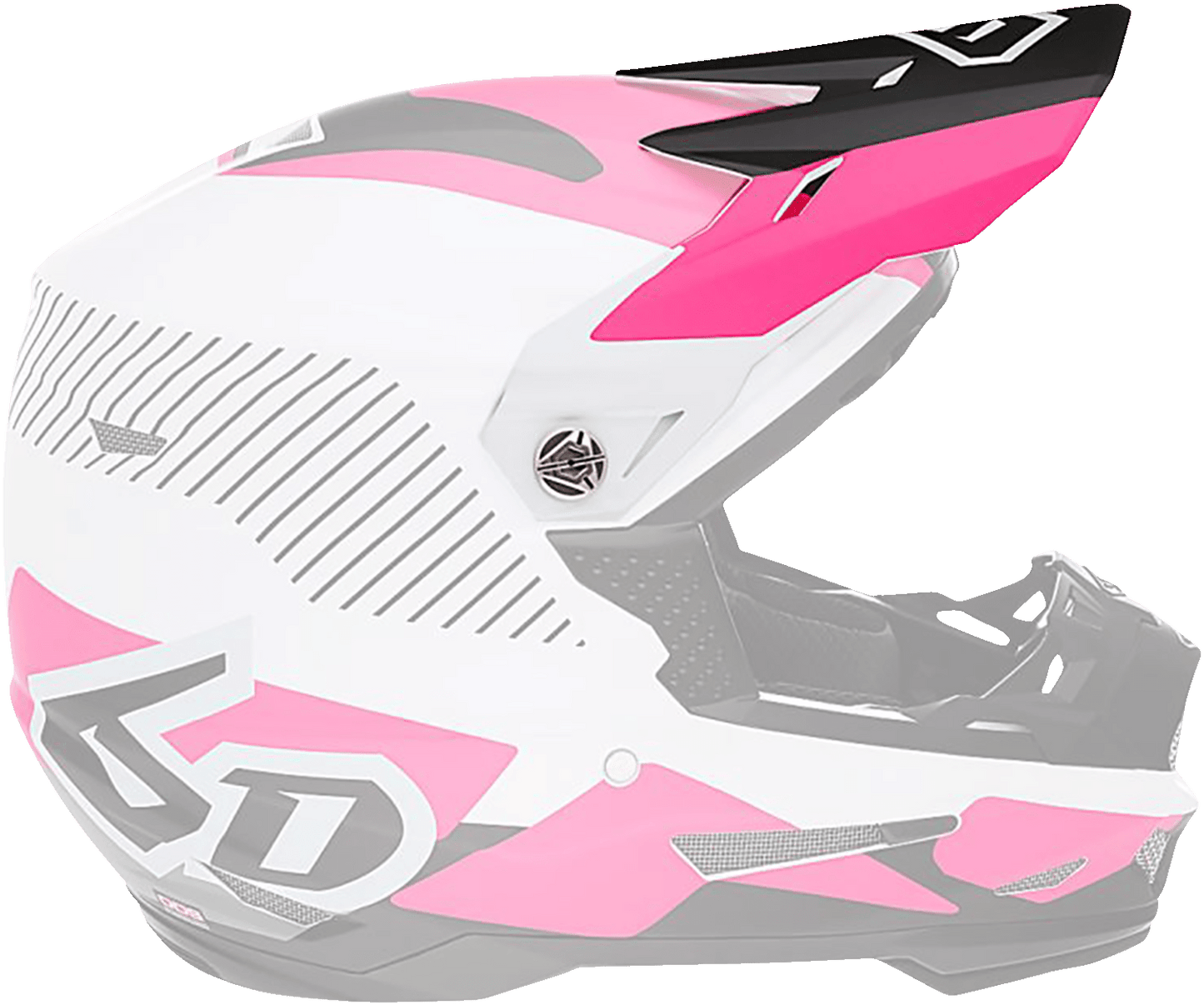 6D Helmets ATR-2Y Youth Helmet Visor - Fusion Pink Part 72-4133 - Kelly Motorsports