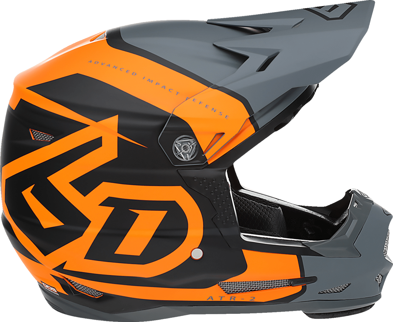 6D HELMETS | ATR-2Y Youth Offroad Motorcycle Helmet | Torque | Neon Orange | Small - Kelly Motorsports