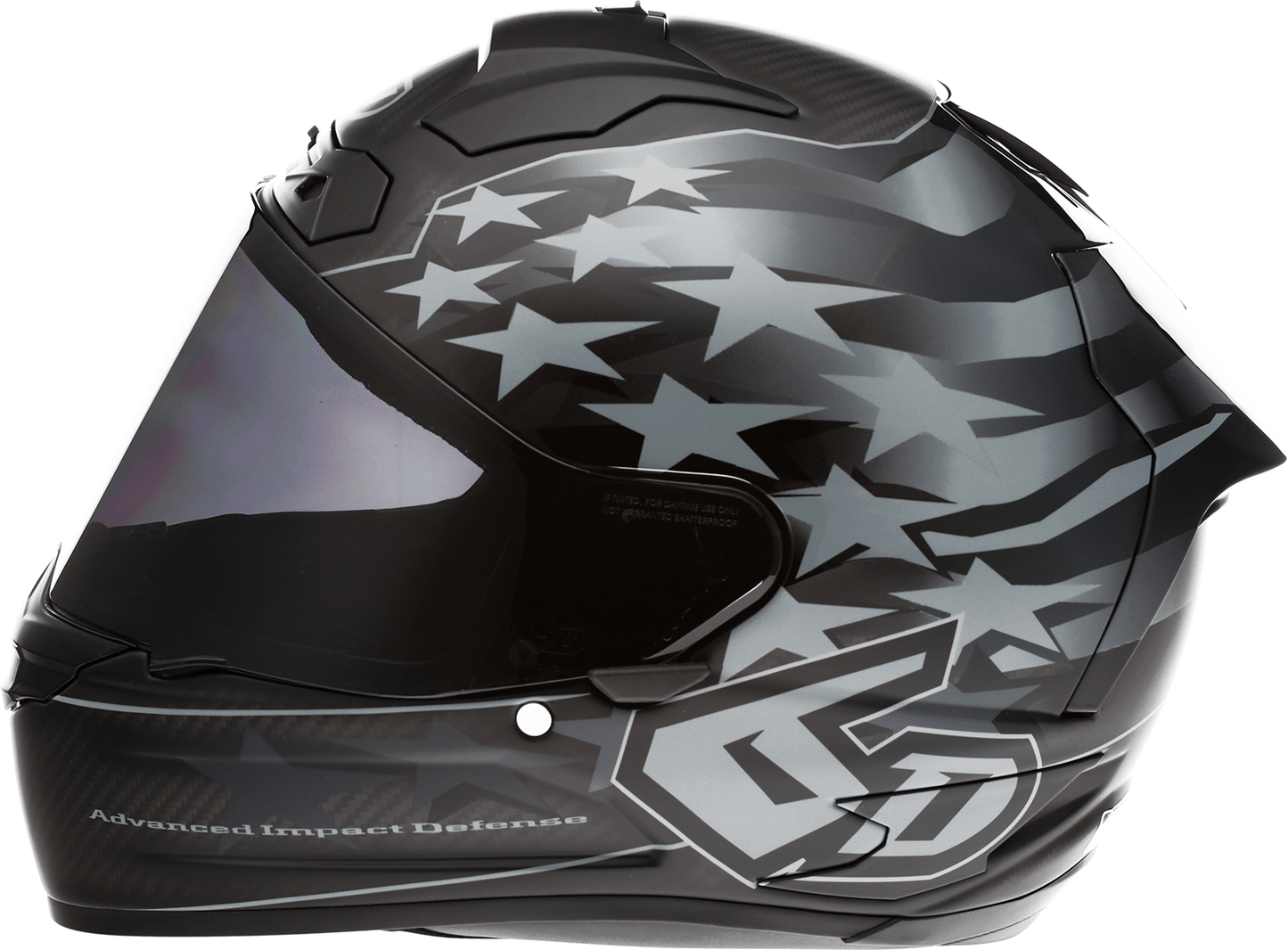 6D Helmets ATS-1R Patriot Black Large - Advanced Impact Management and Fit - Kelly Motorsports