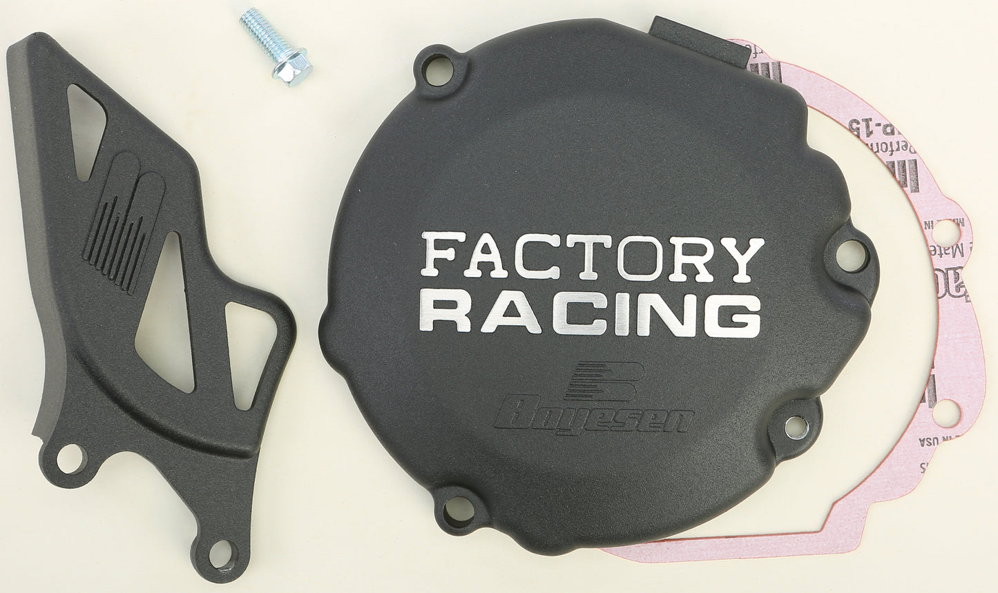 Boyesen Factory Racing Ignition Cover Black for Suzuki RM85 (2002-2015) - Part SC-20B