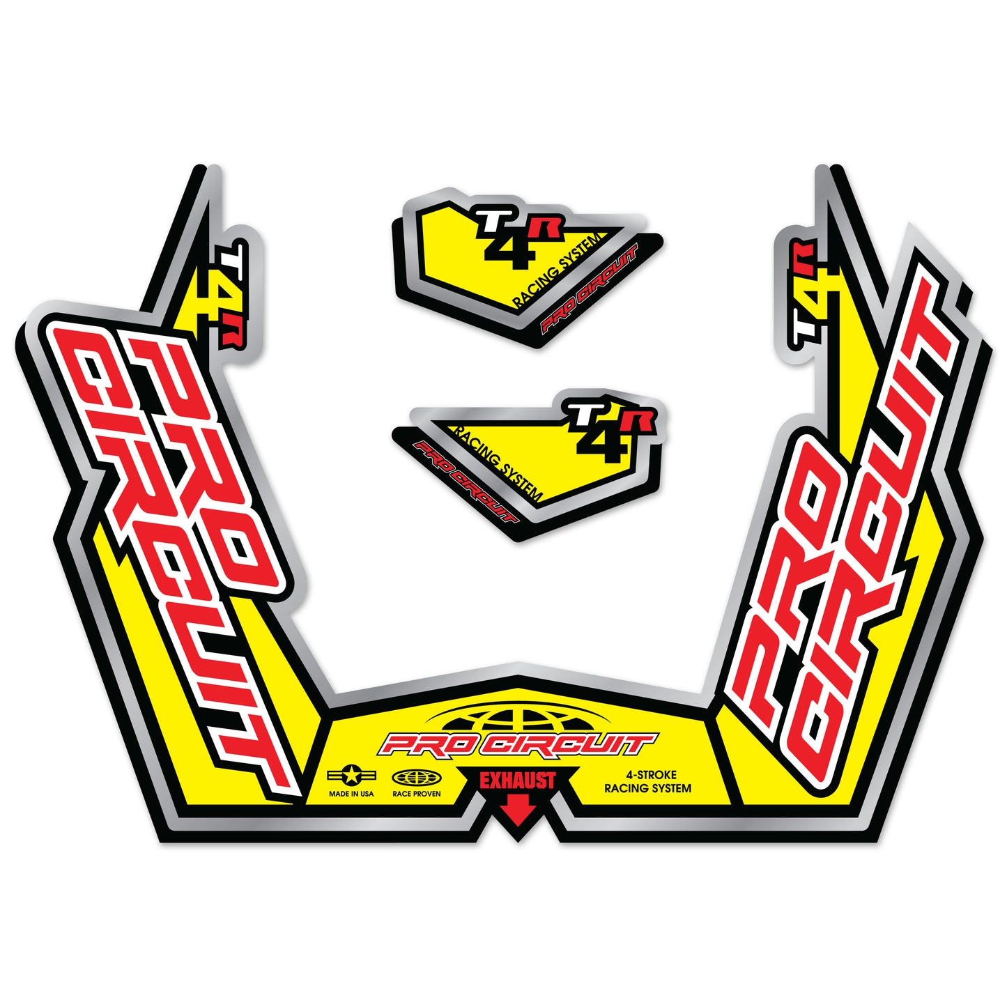 Pro Circuit Muffler Sticker Kit