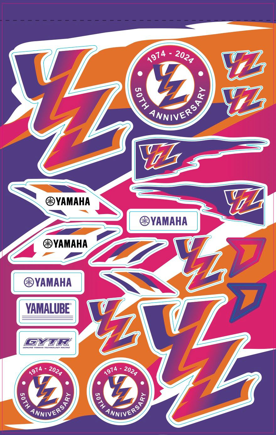Yamaha Decal Sheet