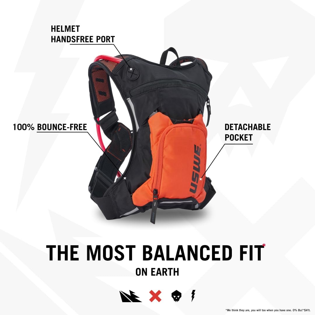 USWE Outlander Raw 3 Hydration Pack Back Pack PNP Tube 2033439