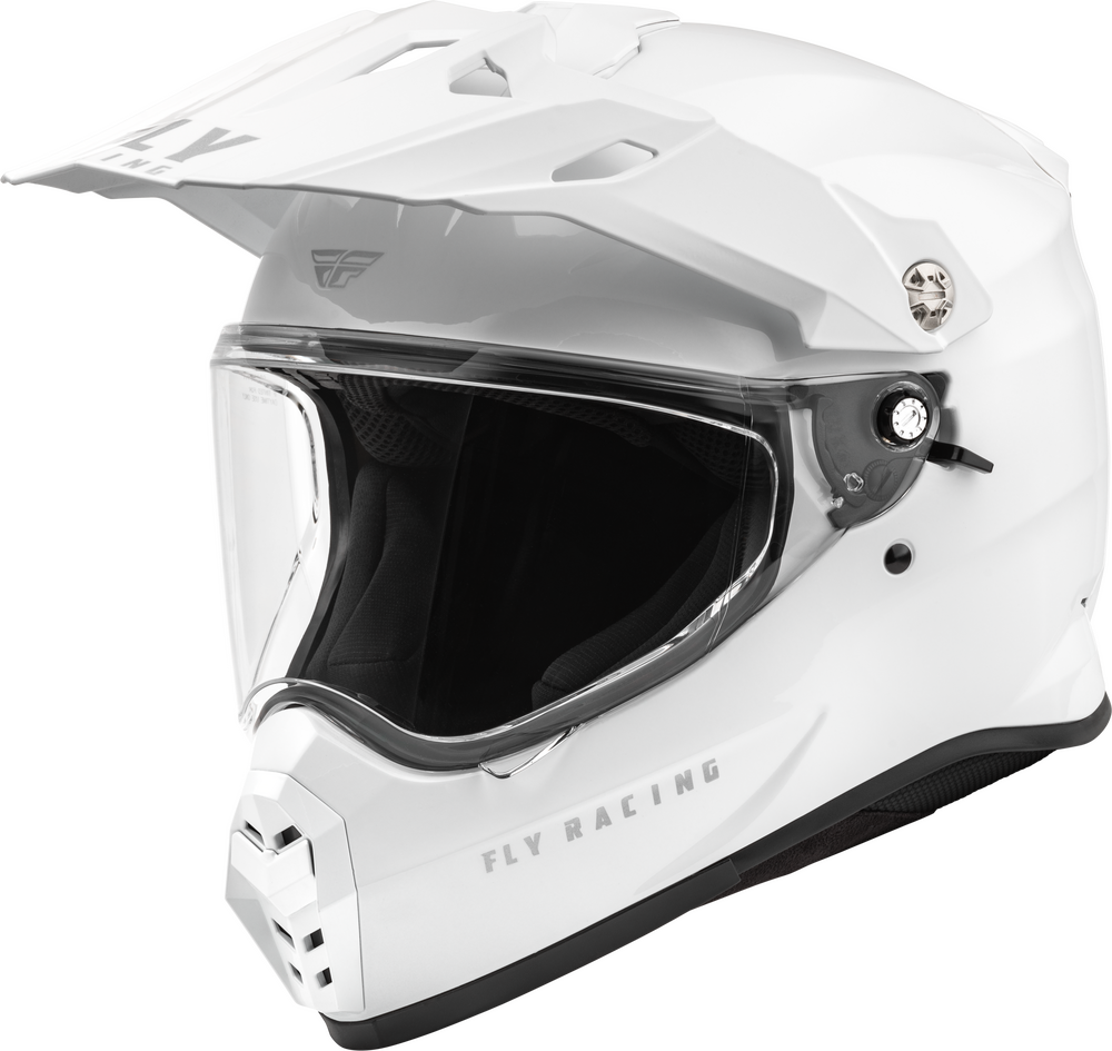 Fly Racing Trekker Solid Helmet - DOT & ECE w/Drop-Down Sunshade