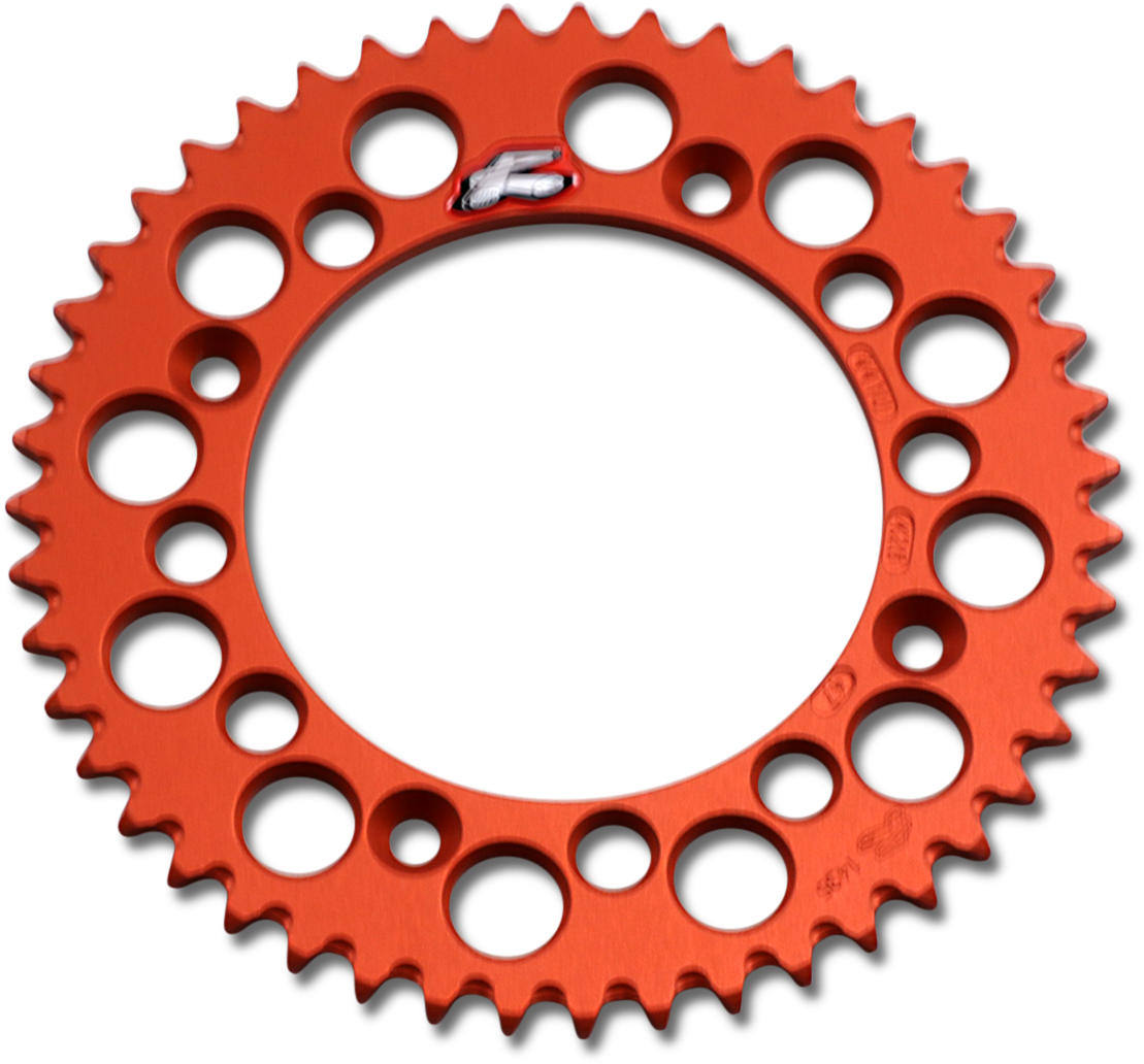 Renthal Rear Sprocket 47 Tooth Aluminum Orange for Gas Gas, Husqvarna, KTM 441U-428-47GPOR