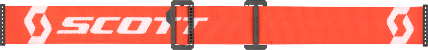SCOTT Primal Goggle Orange/White Clear Works with Anti-Fog Lens and Tear-Off Posts