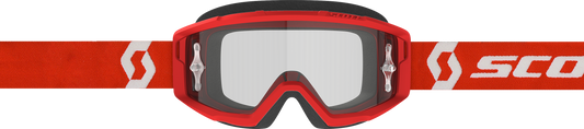 SCOTT Primal Goggle Red/White Clear Works Part 278598-1005113 for Medium to Small Faces