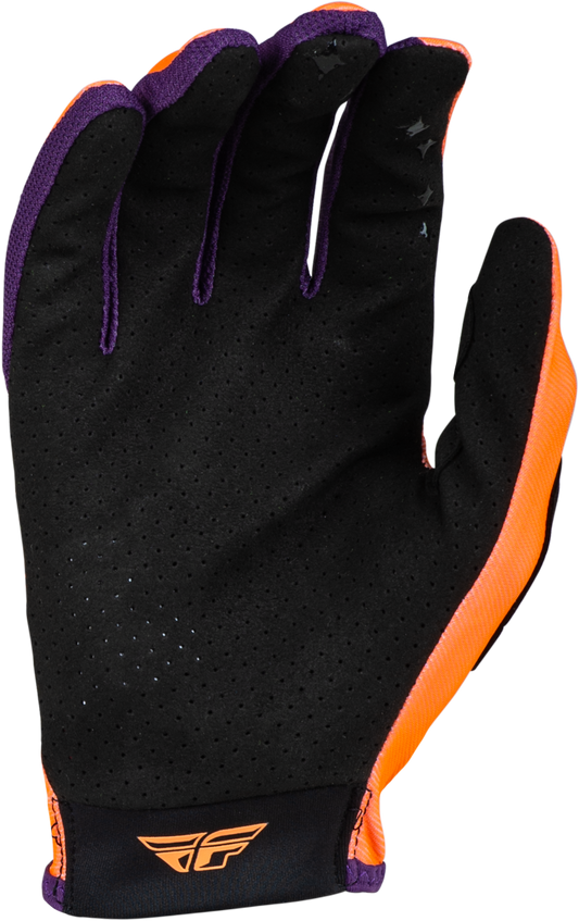 Fly Racing Women's Lite Gloves Neon Coral / Deep Purple, Part Number 377-611M