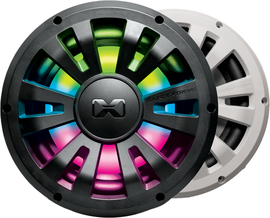 ECOXGEAR SEI-SEXSUB10 10-Inch Wired Marine Subwoofer with RGB LED Lights