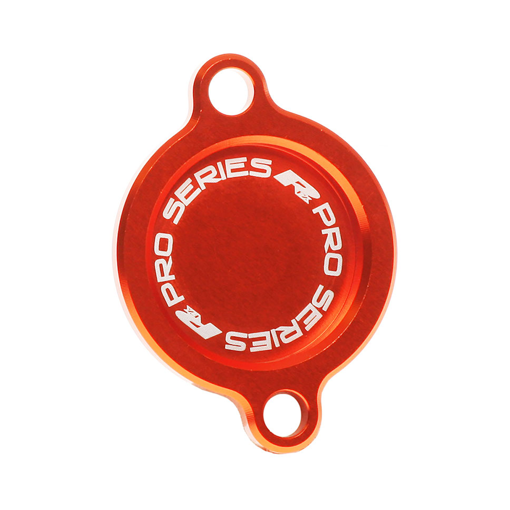 RFX FXFC 50200 99OR Oil Filter Cover for KTM, Husqvarna, and Gasoline Engines
