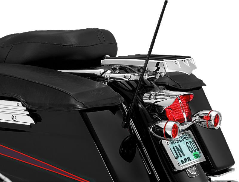 Kuryakyn Dual Function Flexible Antenna for Harley Davidson Touring Models – 17-inch CB and FM/AM Radio Compatibility