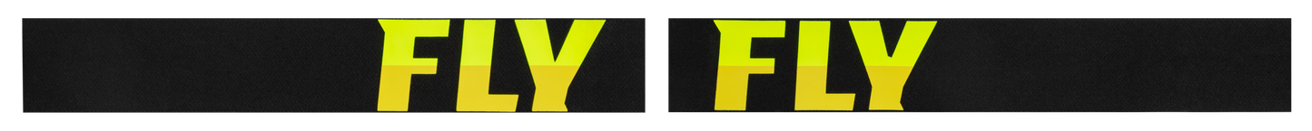 Fly Racing Zone Pro W/C Goggle Black and Hi Vis with Dark Smoke Hydro Lens