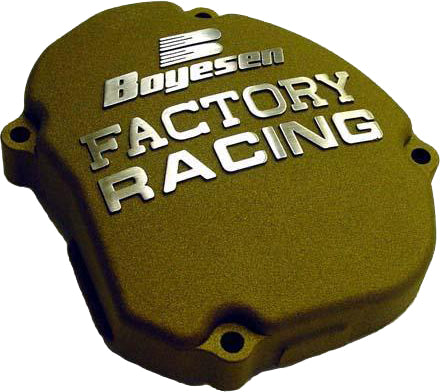 Boyesen Factory Racing Ignition Cover Magnesium for Yamaha YZ125 (2005-2014) - Part SC-33AM