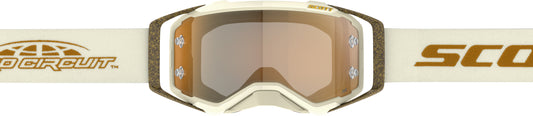 SCOTT Prospect Pro Circuit Goggle Beige/White/Br Gold Chrome - Part 423514-1074324