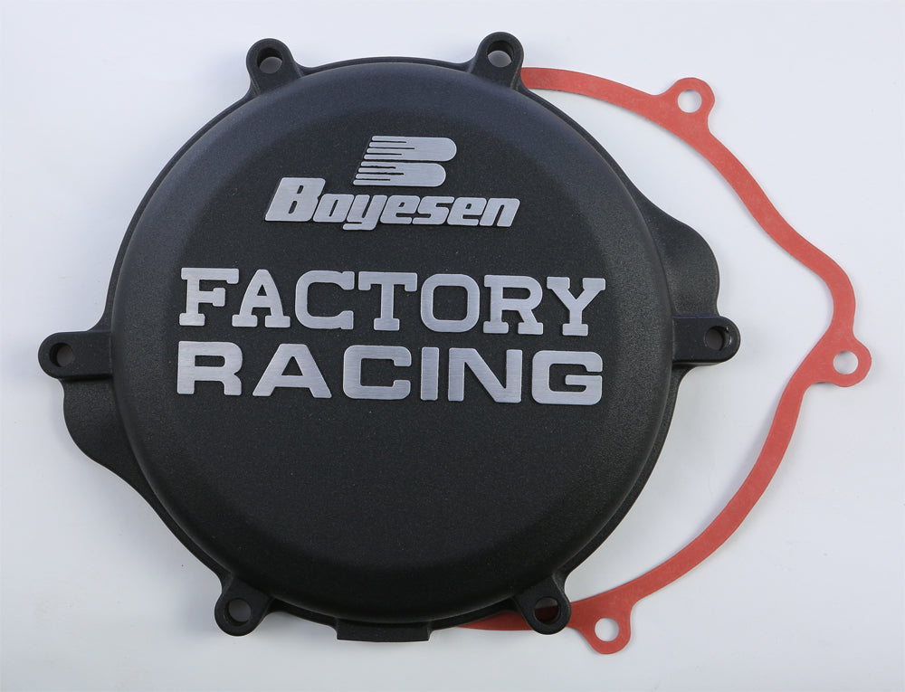 Boyesen Factory Racing Clutch Cover Black for Suzuki RM125 (2000-2007)