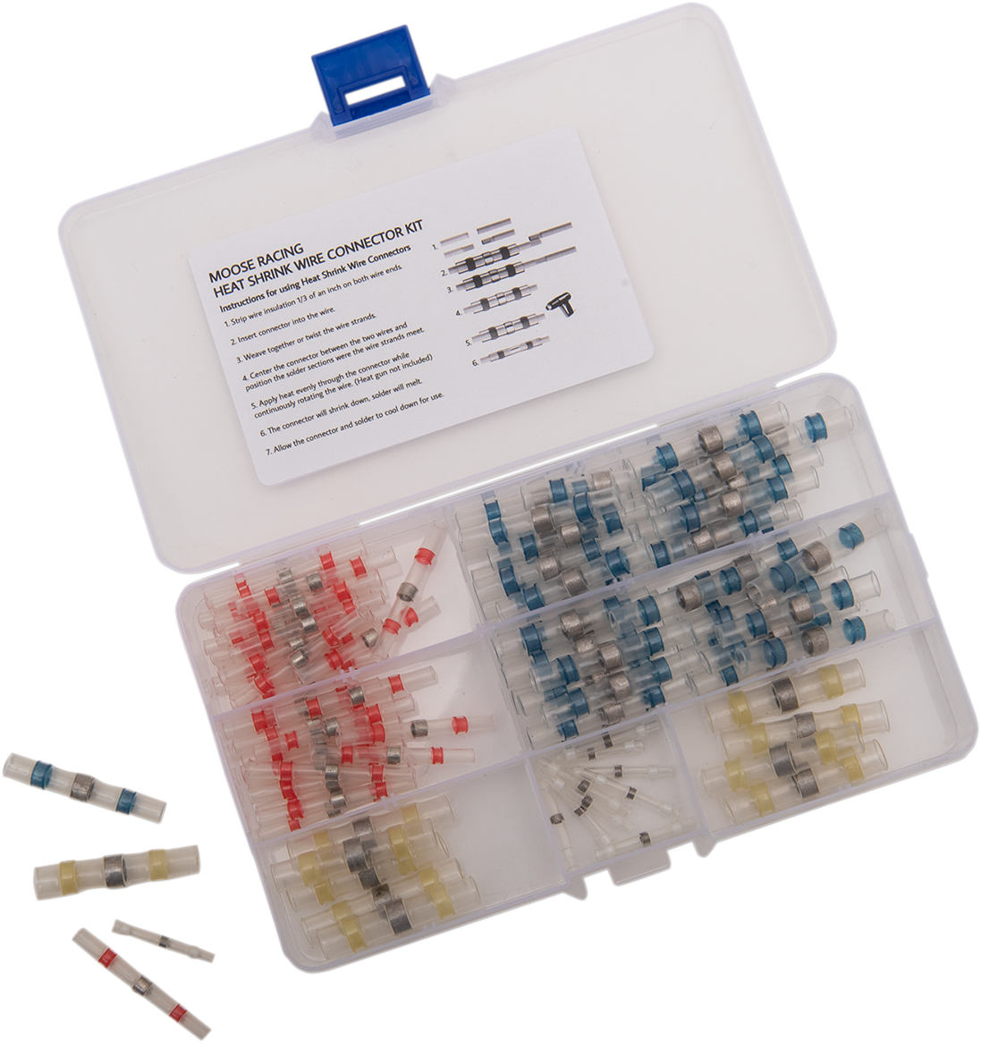 MOOSE OFFROAD 100-Piece Heat Shrink Wire Connector Kit Model 03-1000M