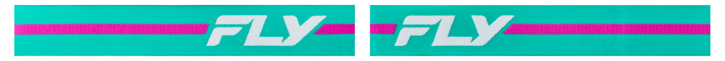 Fly Racing Zone Pro Goggle Teal and Purple with Black Mirror Smoke Lens