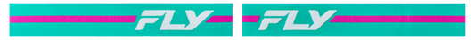 Fly Racing Zone Pro Goggle Teal and Purple with Black Mirror Smoke Lens