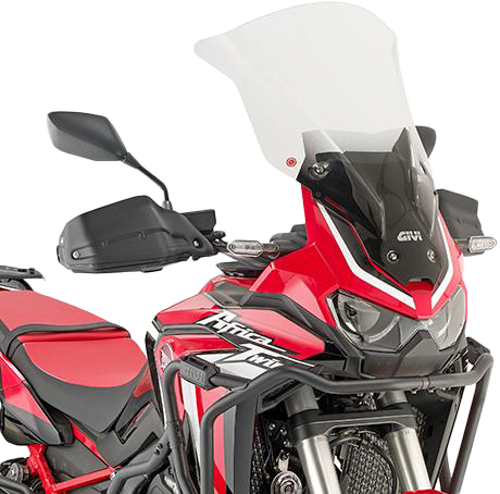 GIVI D1179ST Clear and Smoke Motorcycle Windshield for OEM Replacement and Sport Models