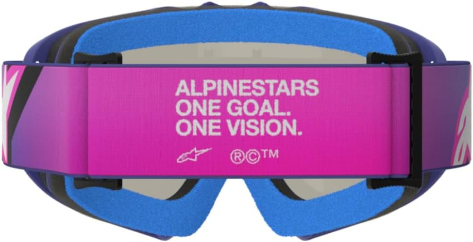 Alpinestars Vision Youth Goggles Corp Purple Fluo/ Pink - Blue Mirror
