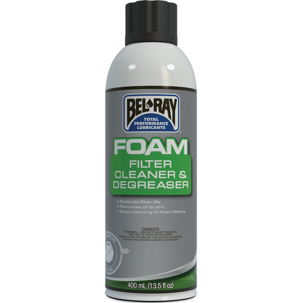 BEL-RAY Foam Filter Cleaner 13.5oz Aerosol 99180-A400W