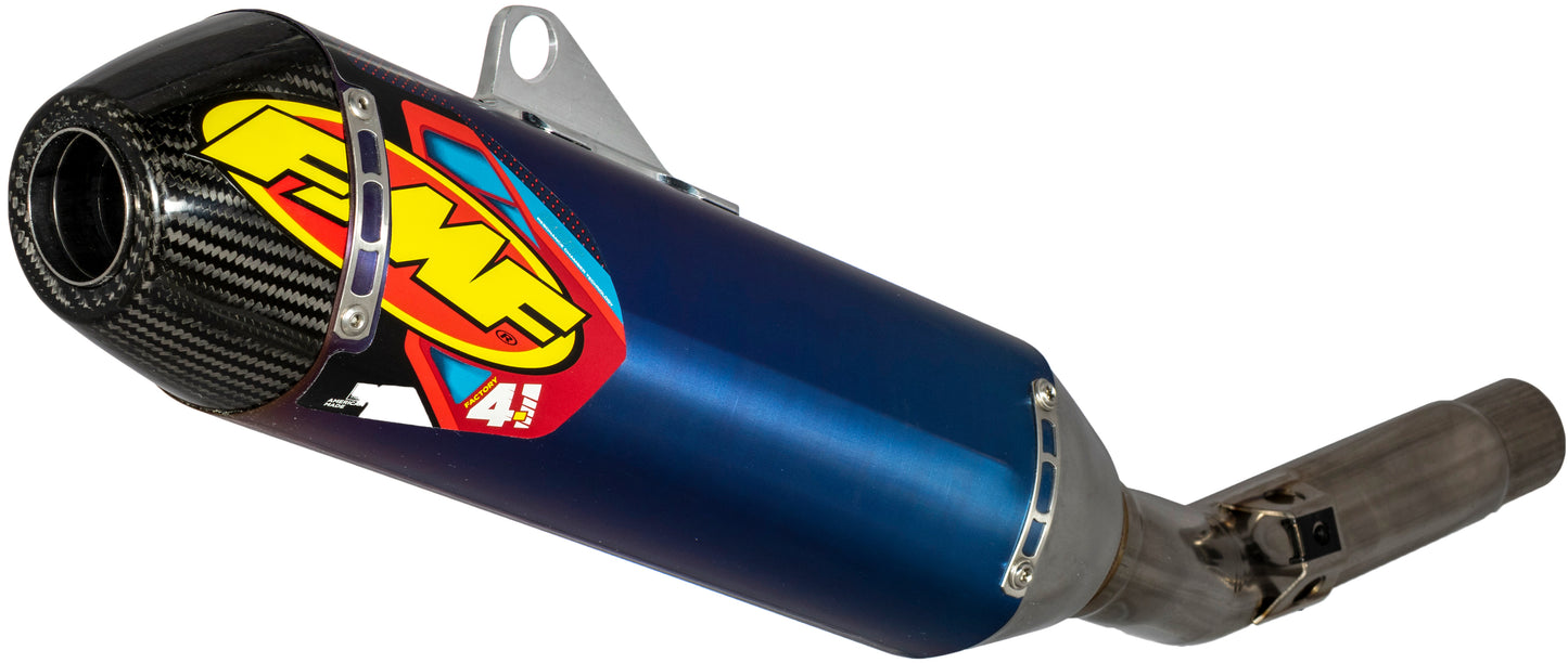 FMF Ano Titanium Factory 4.1 Slip-On Exhaust with Cap for KTM and Husqvarna Models