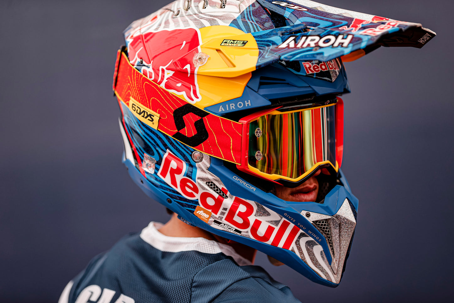 SCOTT Prospect Le 6 Days ISDE Spain Goggle - Red and Yellow Design with Six Days Patch