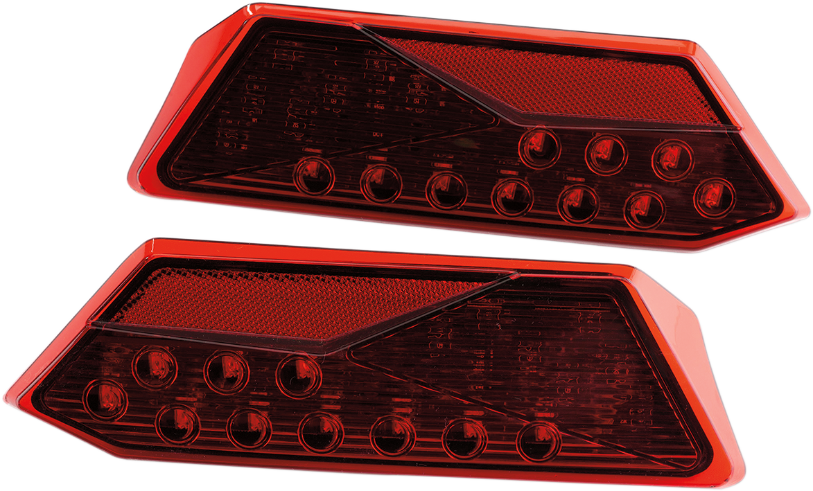 Moose Offroad RZR1000 Red LED Taillights - Part 100-3385-PU