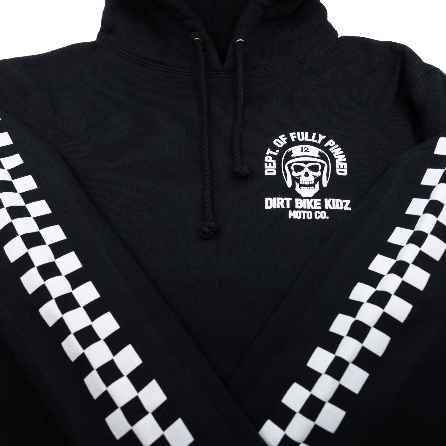 DBK Fully Pinned Hoodie Black 2X - Comfortable Cotton/Poly Blend for Adults and Youth