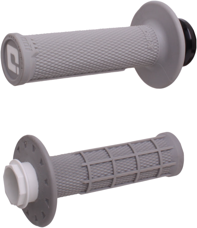 ODI Micro X Lock-On Grips Half Waffle Grey/Black (Soft) - Part H36MXG