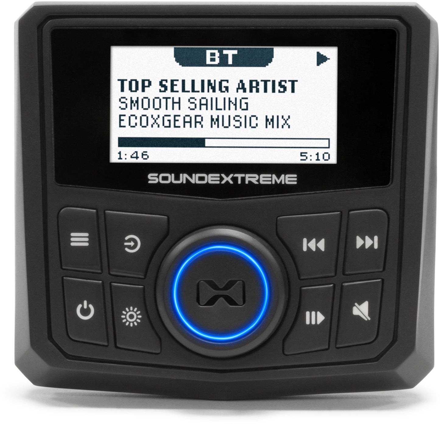 ECOXGEAR SEMRNGGE Gauge Radio - Waterproof Marine Bluetooth Receiver with 3 Audio Zones and LED Control