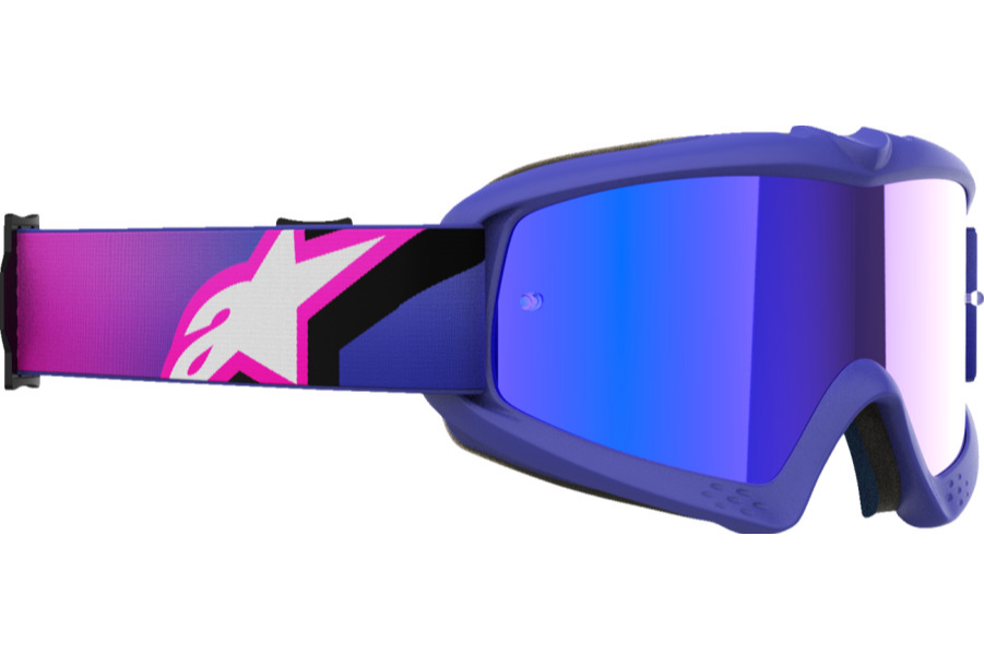 Alpinestars Vision Youth Goggles Corp Purple Fluo/ Pink - Blue Mirror