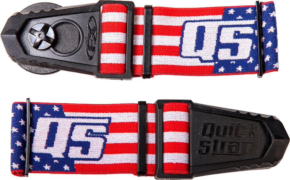 QUICK STRAP USA Flag Quick Straps for Goggles and Helmets - Part No. QS-55
