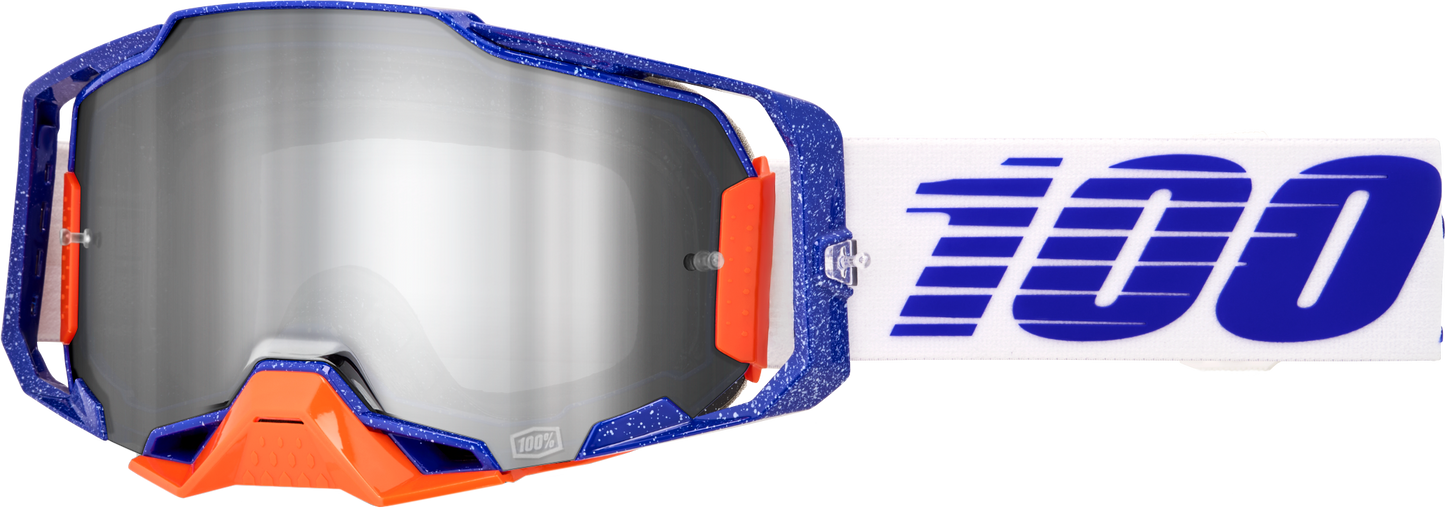100-Percent Armega Goggle with Lavingaad Mirror Silver Flash Lens