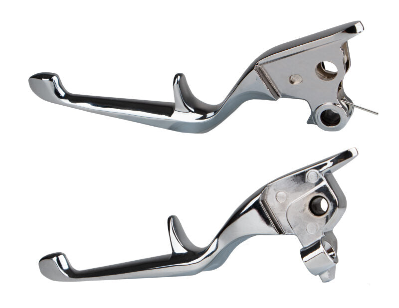 Kuryakyn Trigger Levers for Harley Davidson Touring Models 2021-2023 – Chrome and Black Finish