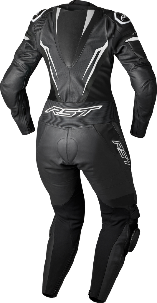 RST Womens Tractech Evo D3o Suit Black/White Leather 2XL