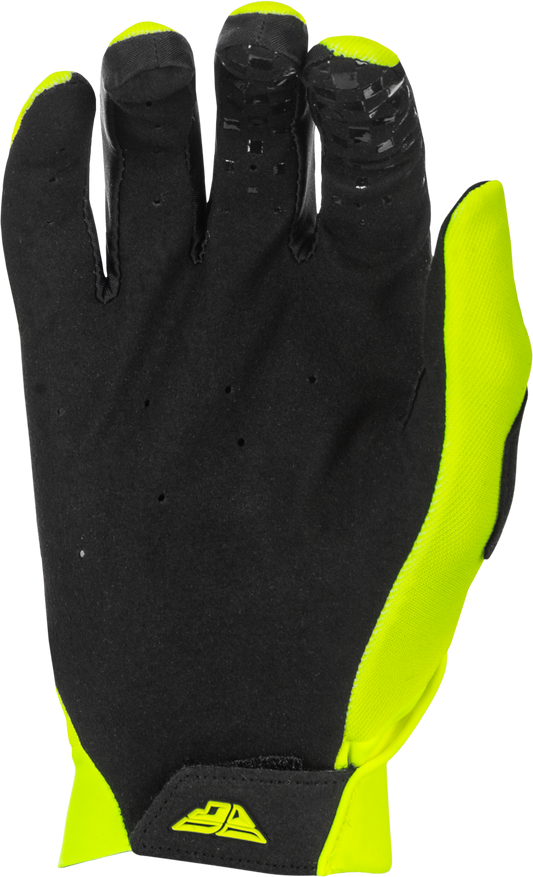Fly Racing Youth Pro Lite Gloves Hi Vis/Black Yellow (Part #379-046YL)