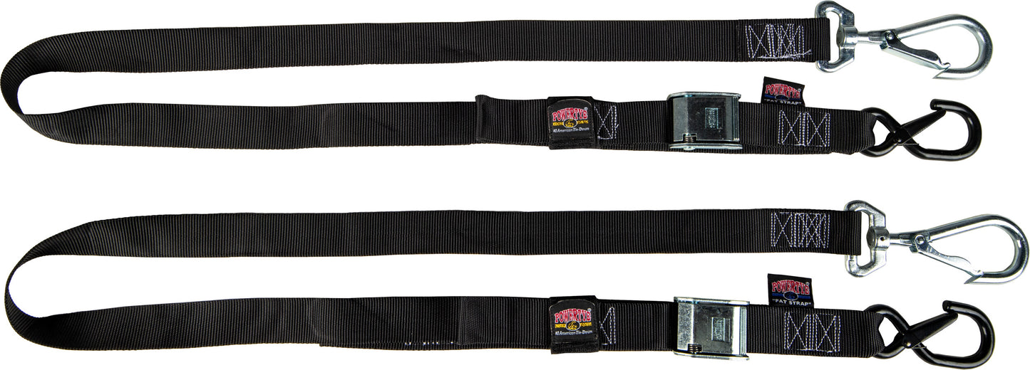 1 1/2 in. Fat Straps w/ soft tie and swivel secure hook