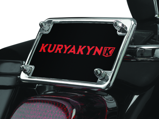 Kuryakyn License Frame & Backing Plate Set 4x7 Inch Chrome for Suzuki C90 Boulevard