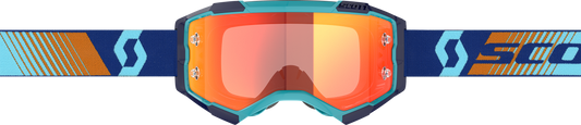 SCOTT Fury Goggle Royal Blue/Orange Chrome Works – High-Performance Motocross Eye Protection