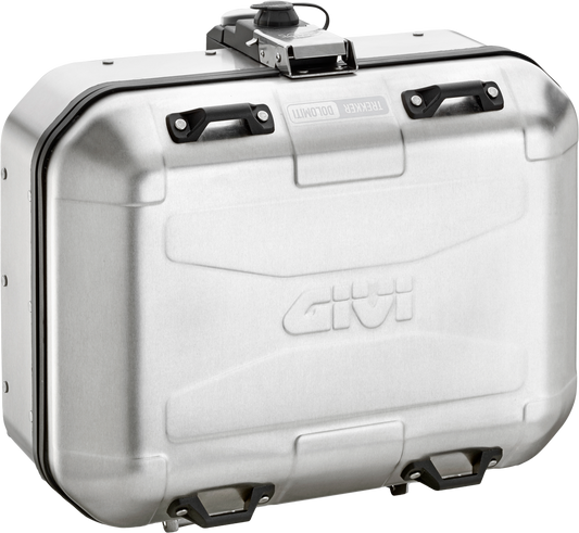 GIVI Dolomiti Monokey Case 30L Silver DLM30A – Versatile Aluminum Motorcycle Luggage
