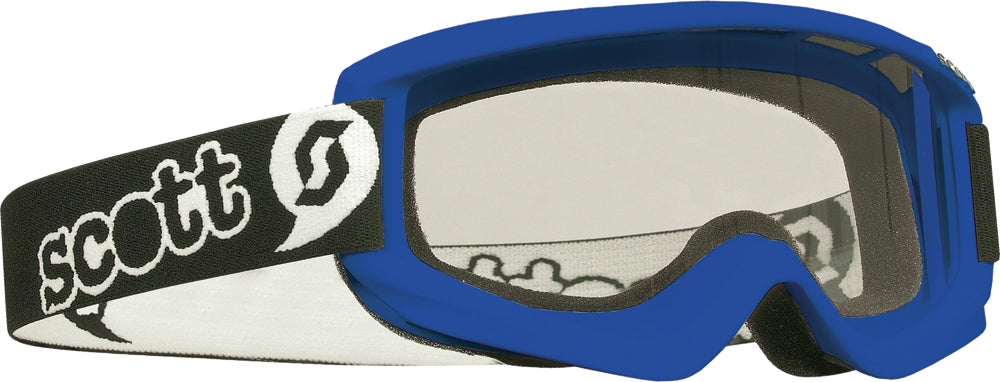 SCOTT Youth Agent Goggle Blue with Anti-Fog Lexan Lens and Silicone Strap