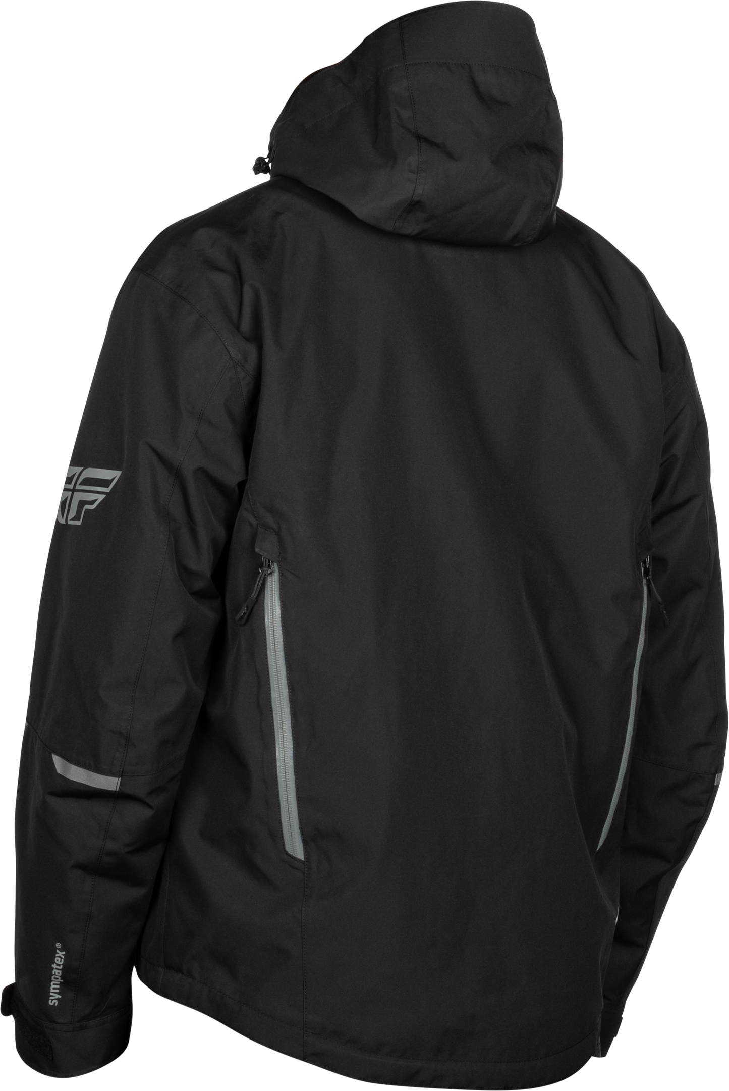 Fly Racing Incline Jacket Black/Grey SM - Waterproof, Breathable Motorcycle Outerwear