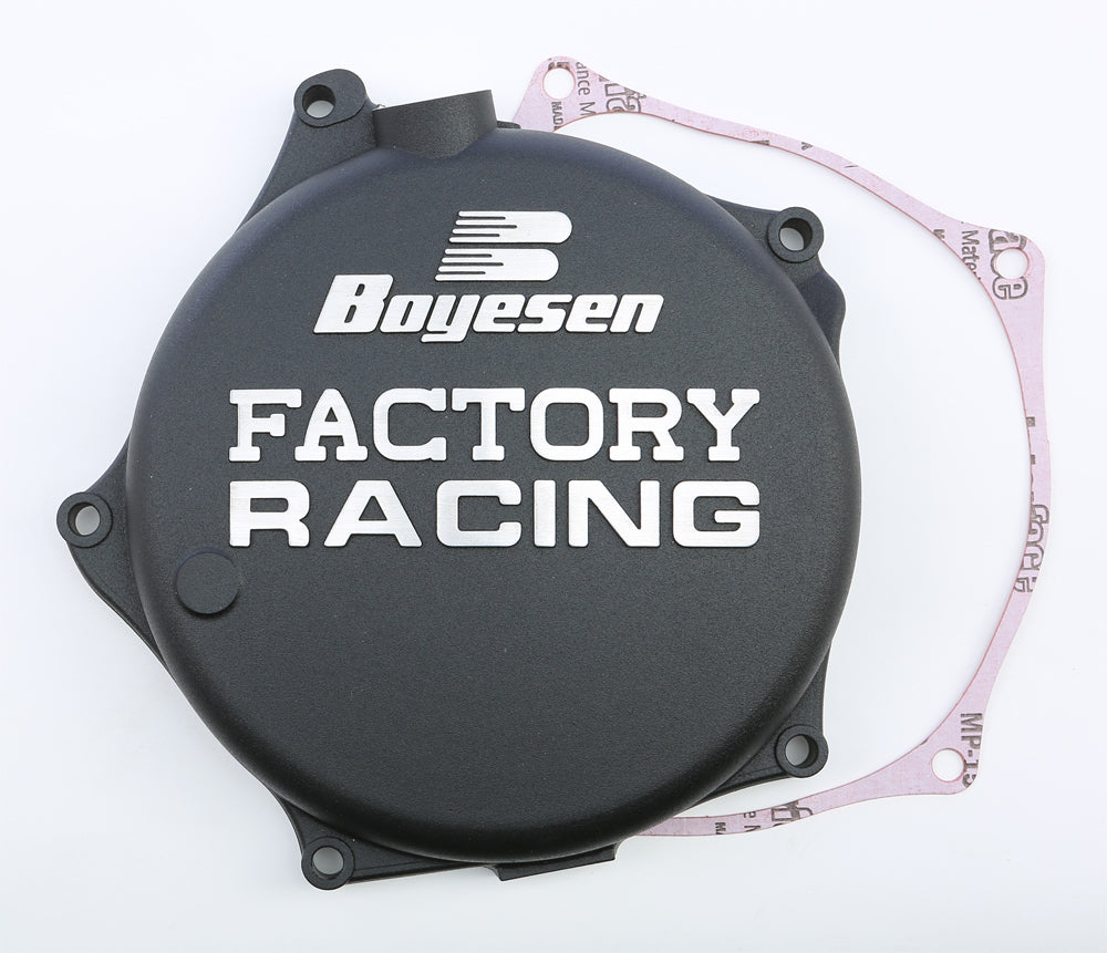 Boyesen Factory Racing Clutch Cover for Kawasaki KX250F (2009-2018) - Black