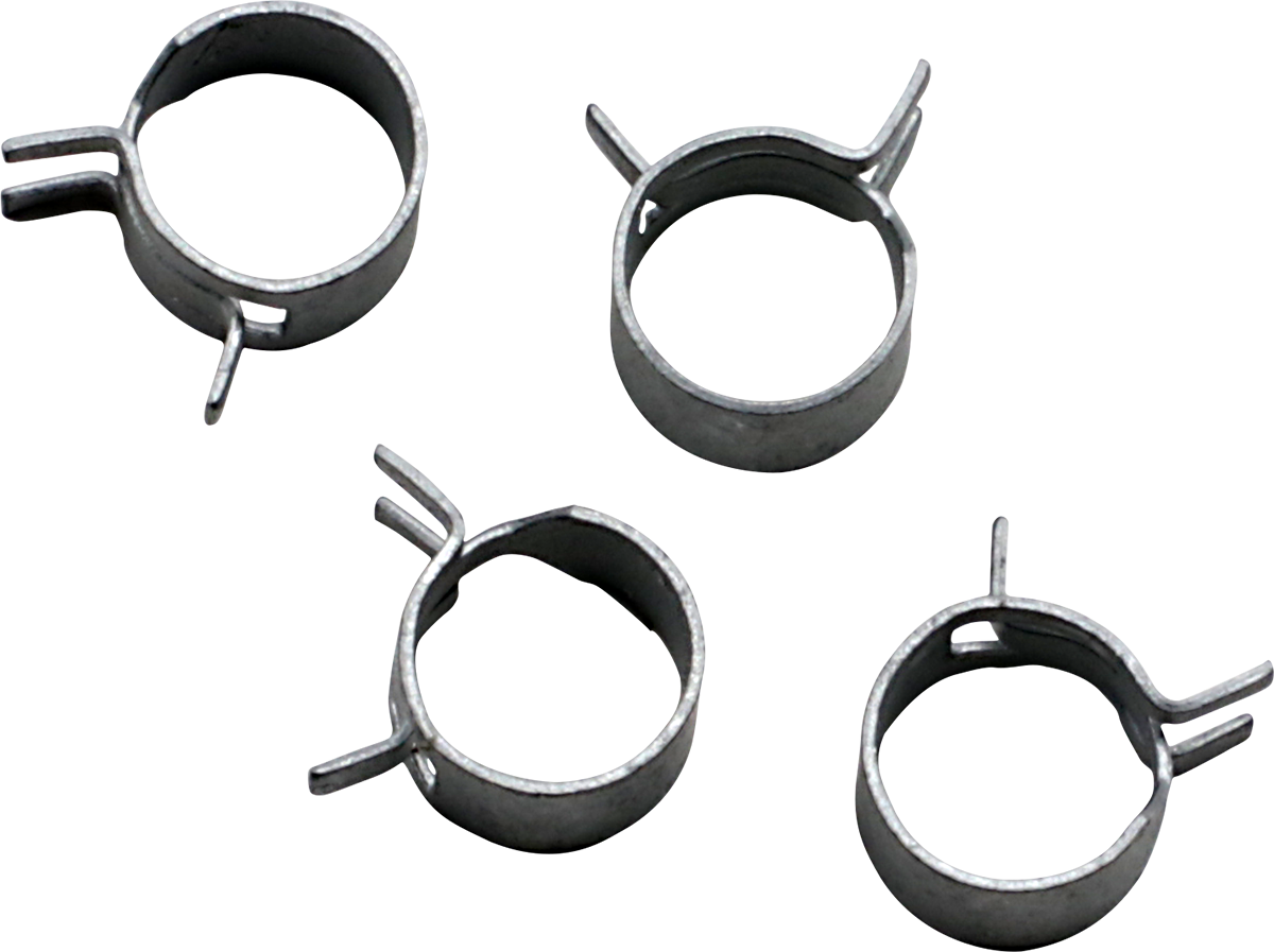 ALL BALLS FS00052 Refill Clamp Kit for Fuel Lines - 11.7 mm, Silver, 4 Pack