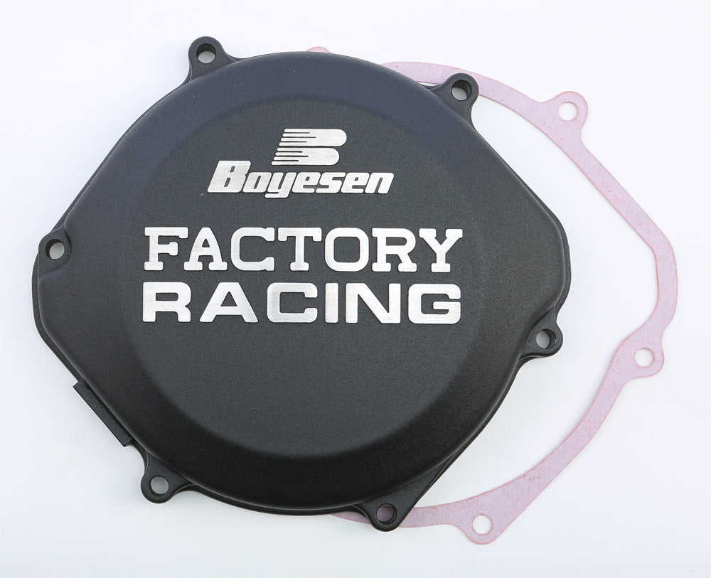 Boyesen Factory Racing Clutch Cover Black for Honda CR500R - Part CC-02B
